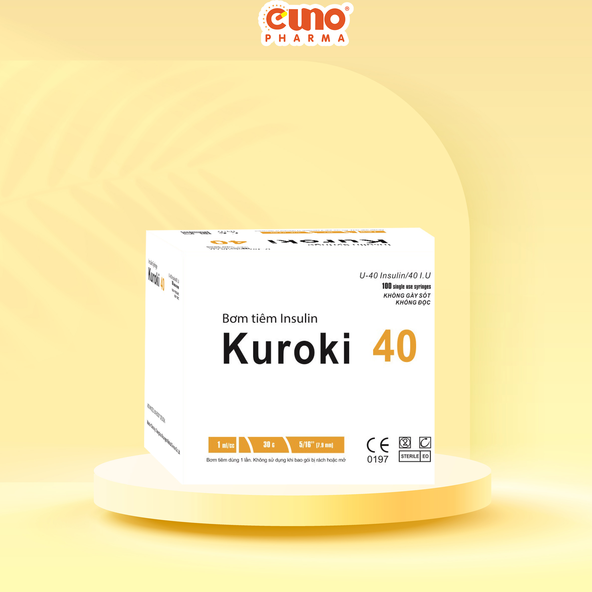 Bơm tiêm Insulin Kuroki 40