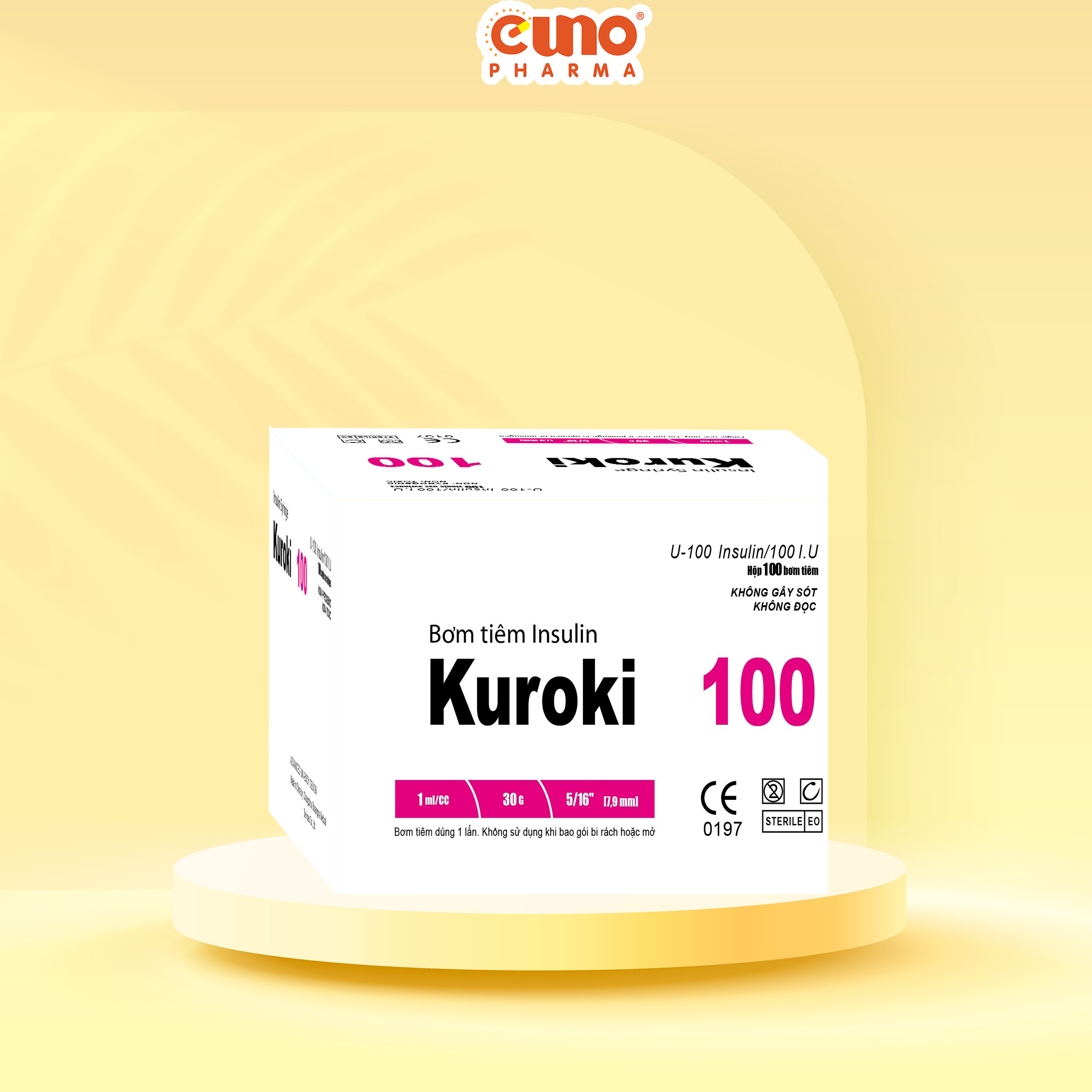 Bơm tiêm insulin Kuroki 100